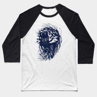 Roar Rough Lion Baseball T-Shirt